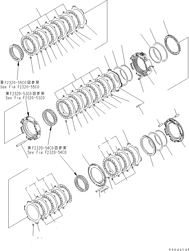 TRANSMISSION (HOUSING) (1/2) — komatsu parts diagram