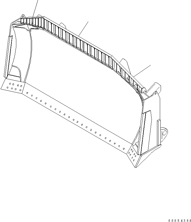 SPILL GUARD (SEMI-U)(#50007-) — komatsu parts diagram