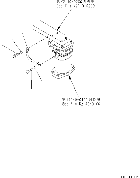 WIRING (FLOOR FRAME) — komatsu parts diagram