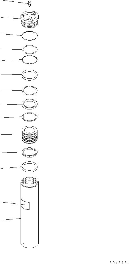 ACCUMULATOR (FOR E.C.S.S.) — komatsu parts diagram
