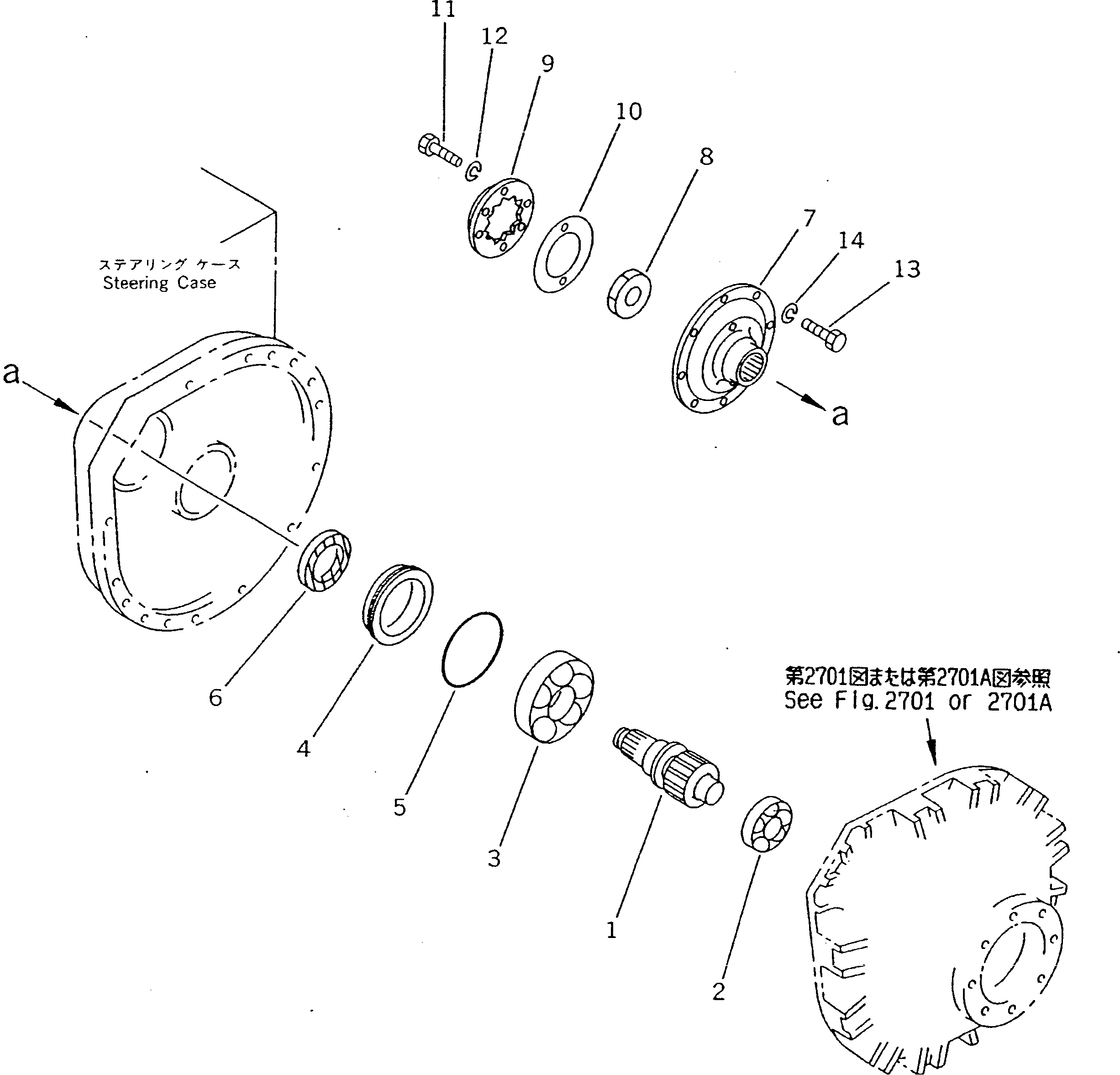 FINAL DRIVE GEAR — komatsu parts diagram
