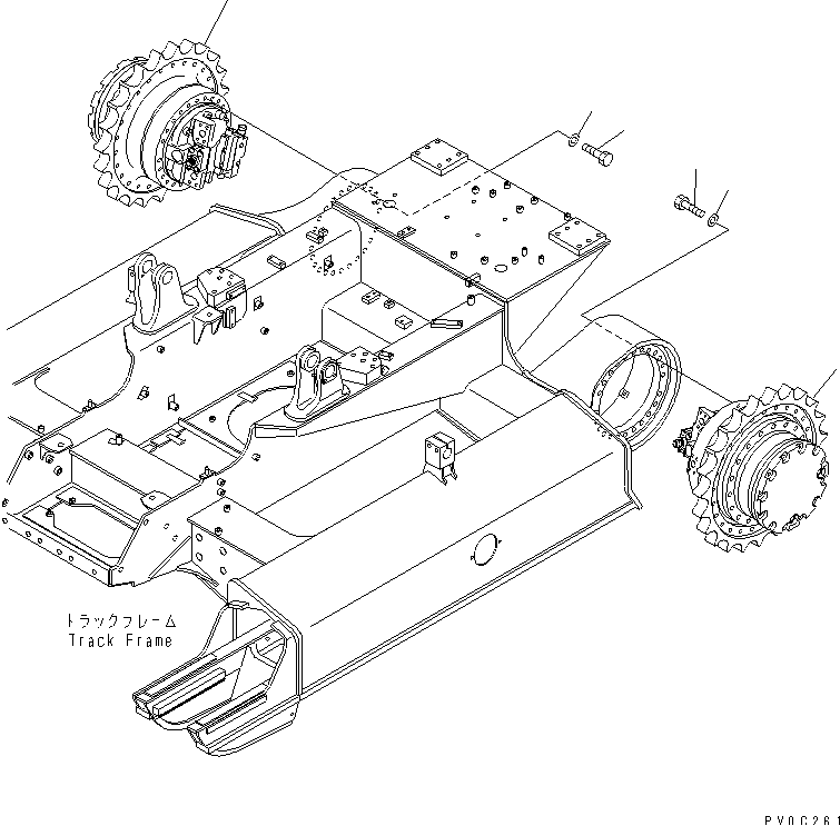 FINAL DRIVE (MOUNT) — komatsu parts diagram