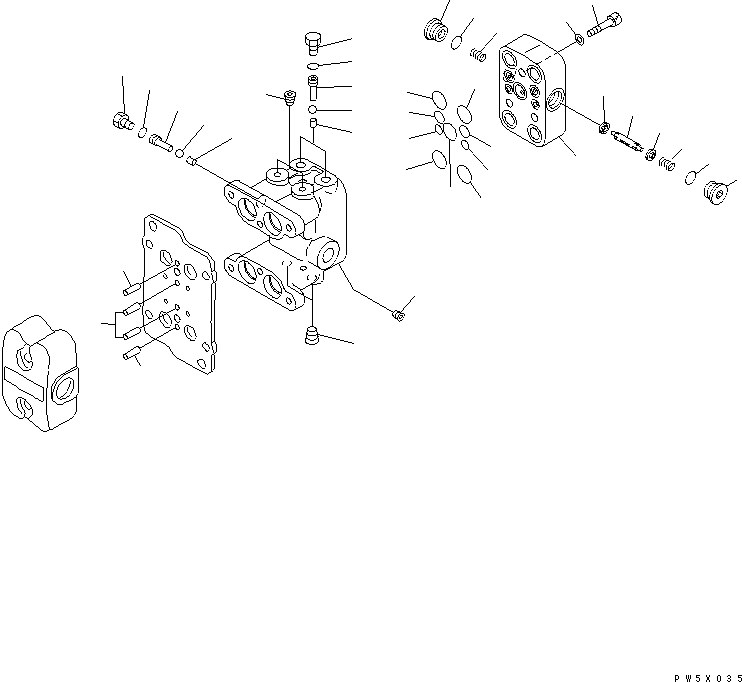 PPC VALVE (FOR TRAVEL) (2/2) — komatsu parts diagram