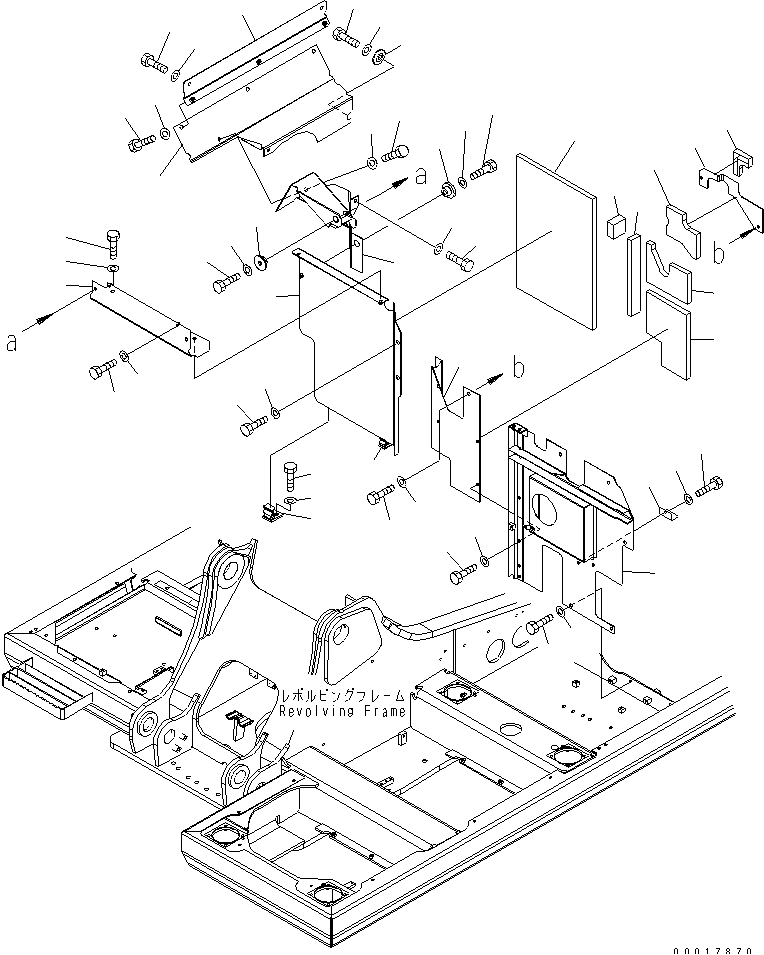 PARTITION (MACHINE CAB) (DUST PROOF SPEC.)(#50001-) — komatsu parts diagram