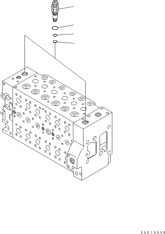 CONTROL VALVE (8/13) — komatsu parts diagram