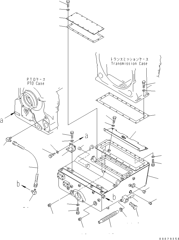 POWER TRAIN (3/14) (TANK) (FOR OIL AND COOLANT HEATER)(#20001-20001) — komatsu parts diagram
