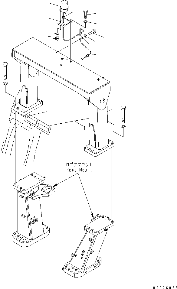 BEACON LAMP — komatsu parts diagram