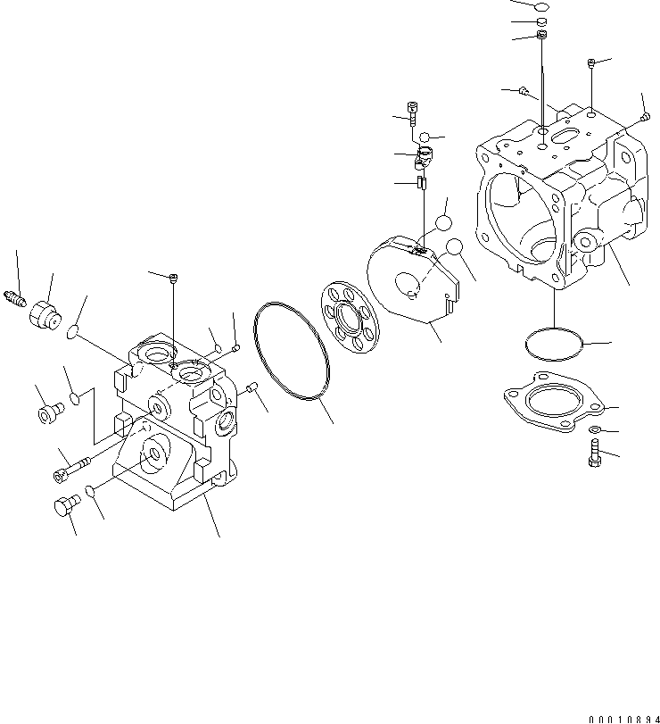 FAN PUMP (6/11) — komatsu parts diagram