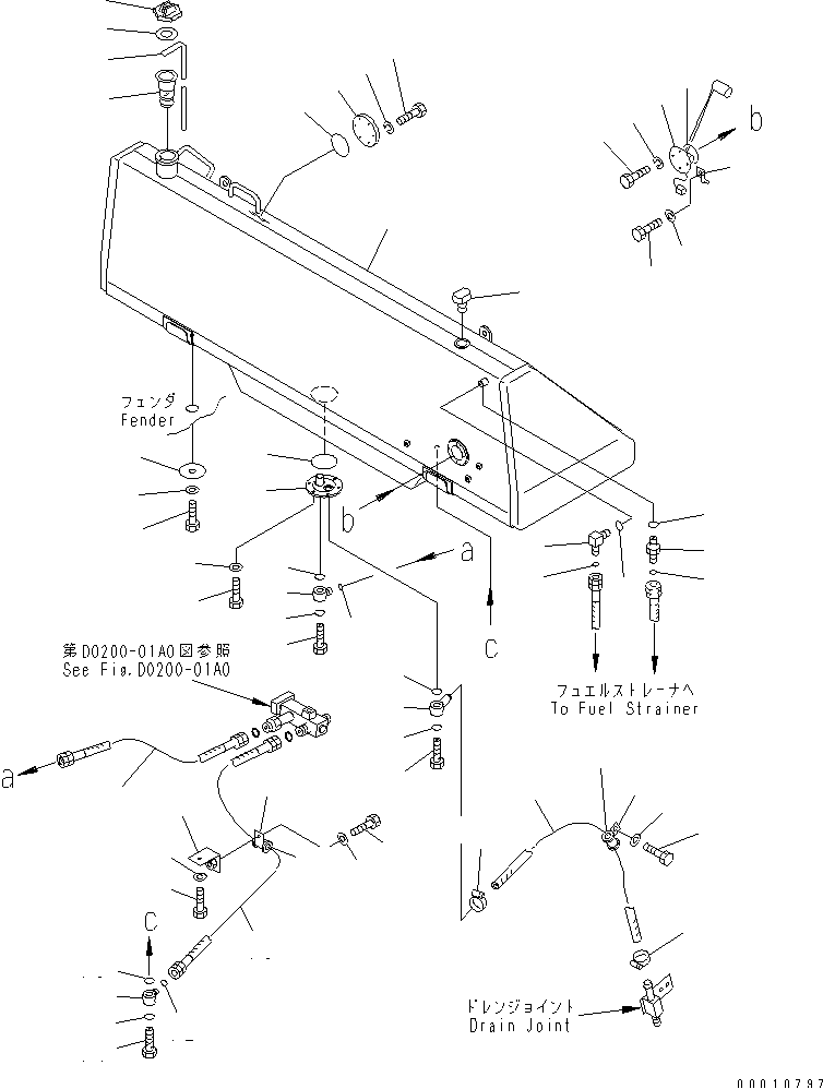 FUEL TANK — komatsu parts diagram