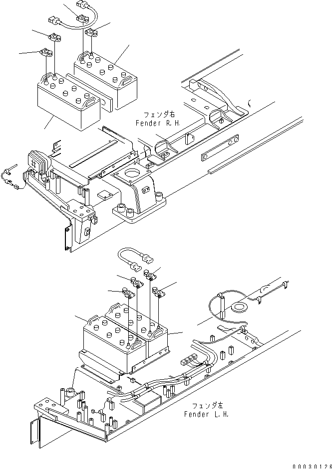 BATTERY (NS200, DRY) — komatsu parts diagram