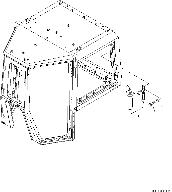 EXTINGUISHER (SPANISH) — komatsu parts diagram