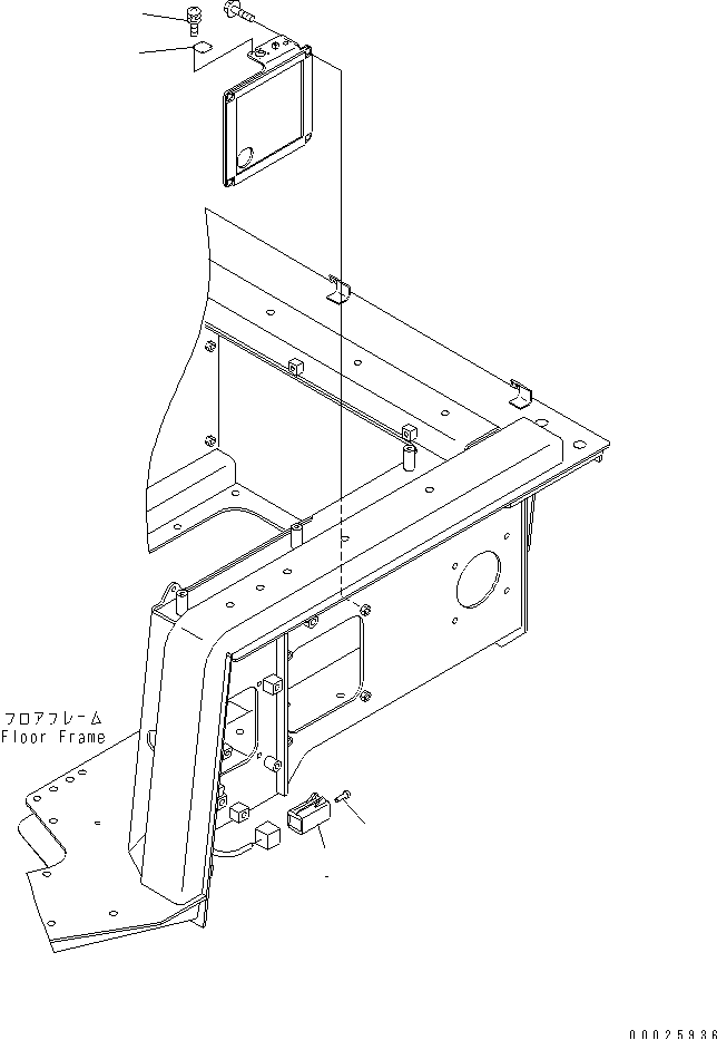 BLANK PARTS (WITHOUT SSC/VHMS)(#20034-) — komatsu parts diagram
