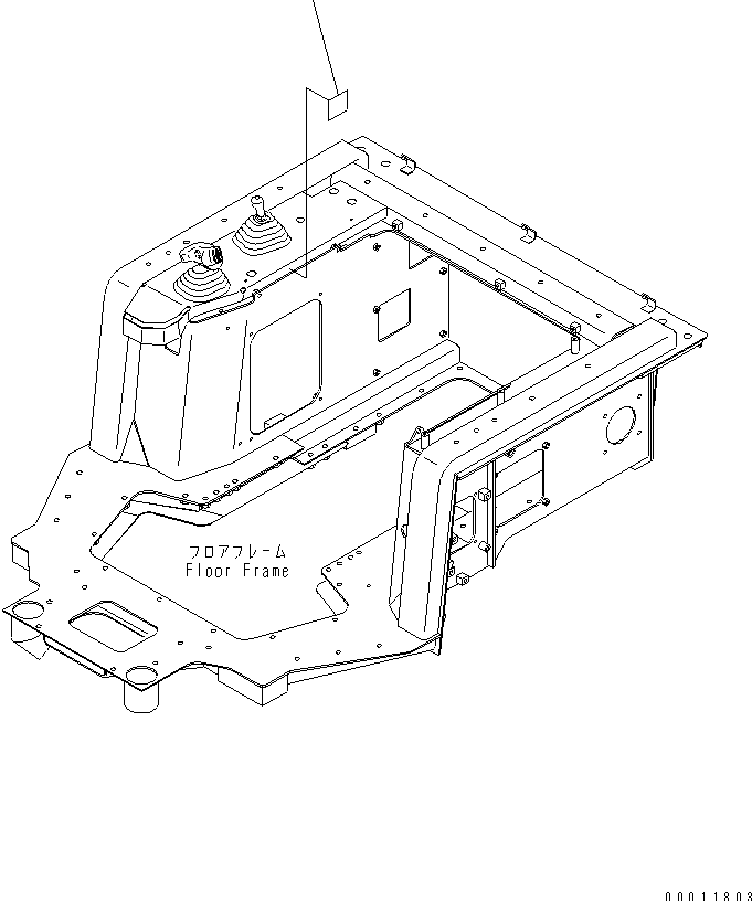 MARKS AND PLATE (SPANISH) (SEAT BELT) — komatsu parts diagram