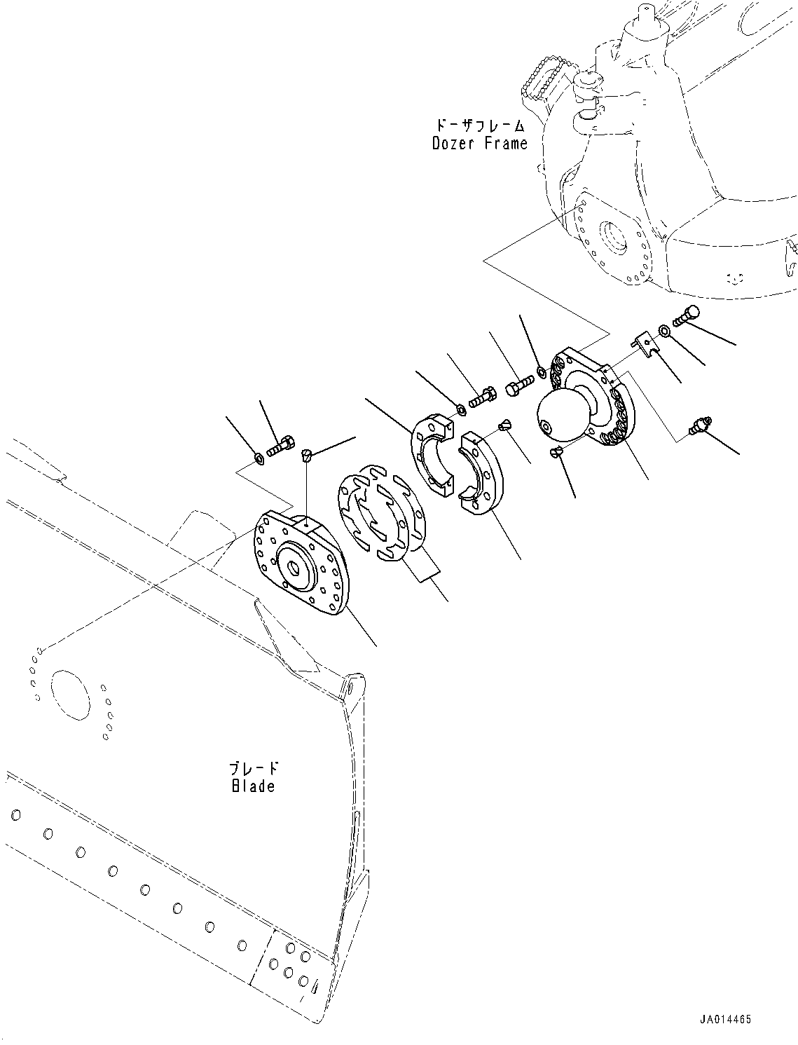 Link, Trunnion(#40001-) — komatsu parts diagram