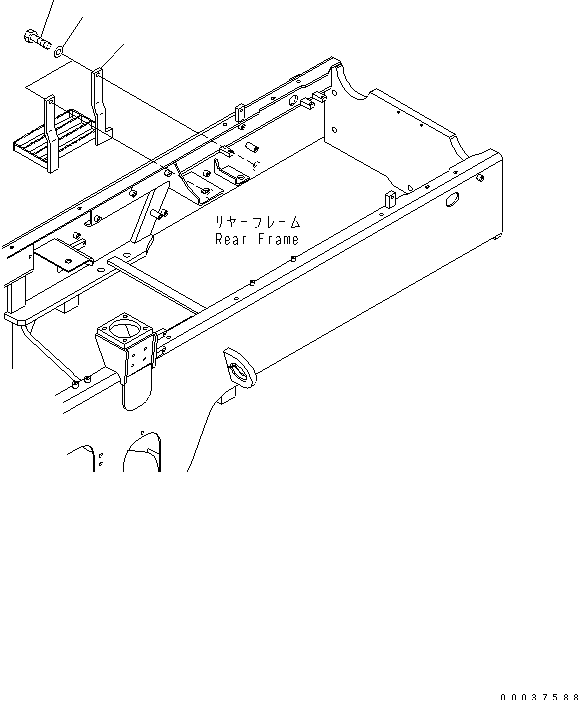 COUNTERWEIGHT (STEP)(#70737-) — komatsu parts diagram