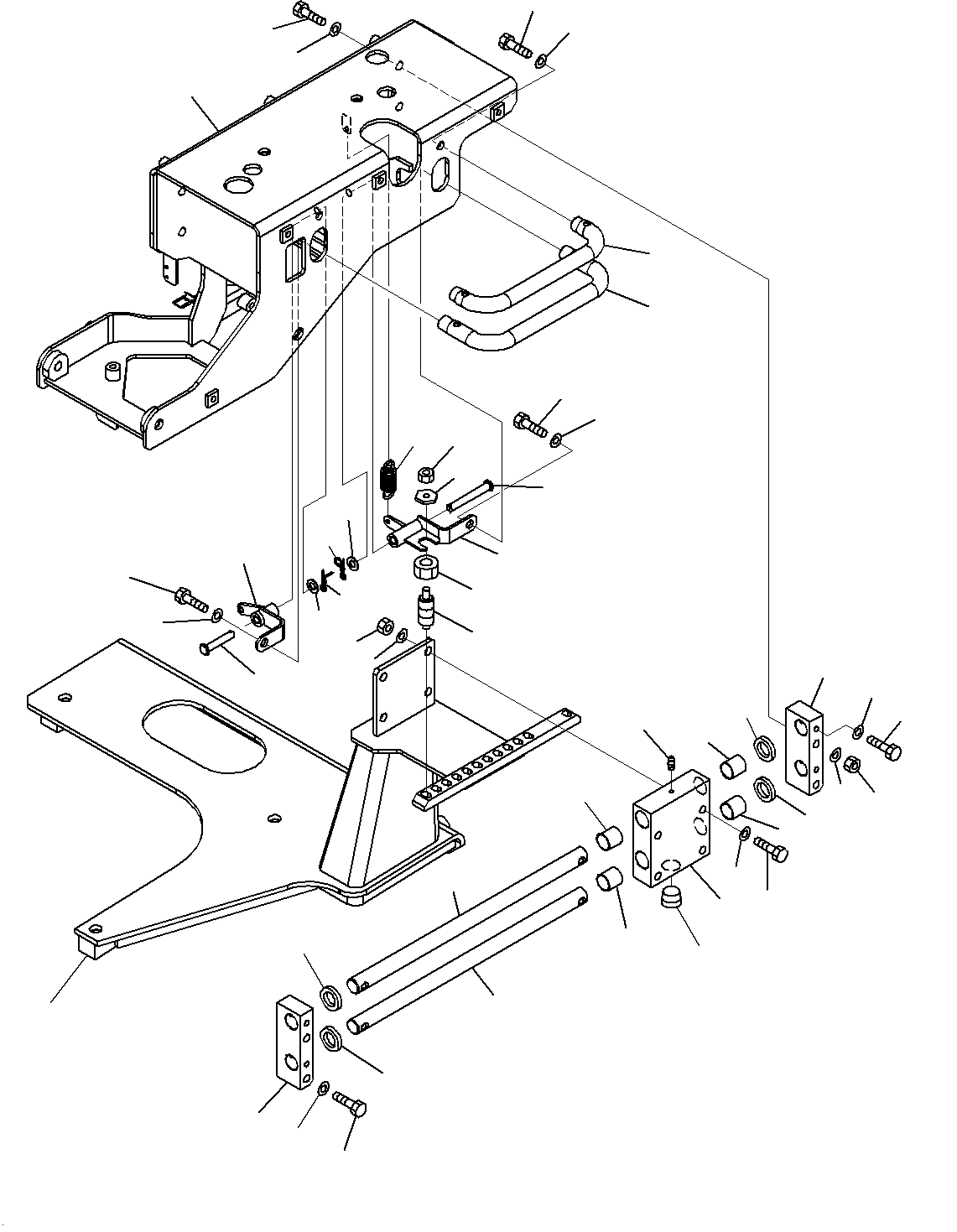 Operator's Seat, Console (1/3) (Grammer, With Joystick Steering System)(#10001-) — komatsu parts diagram