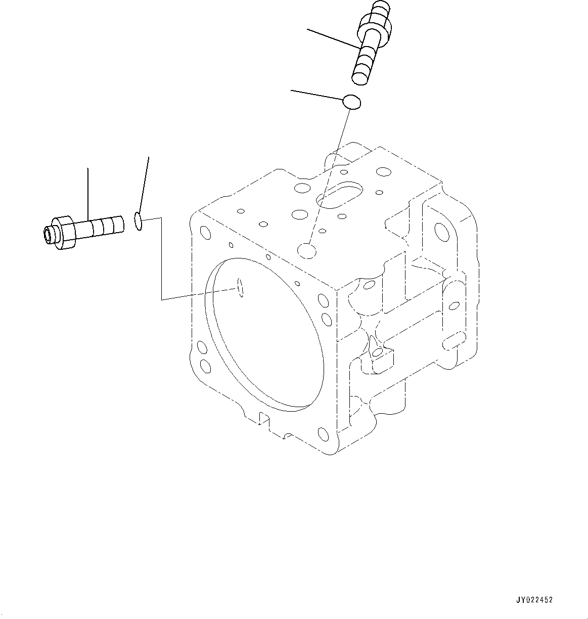Hydraulic Pump, Fan Pump (8/8)(#10001-) — komatsu parts diagram
