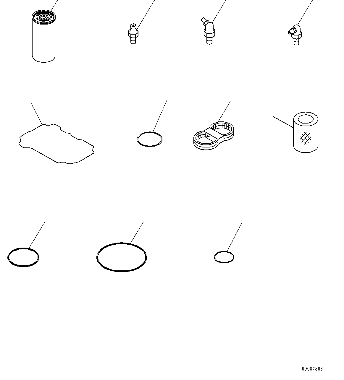 Spare Parts, (#10001-) — komatsu parts diagram