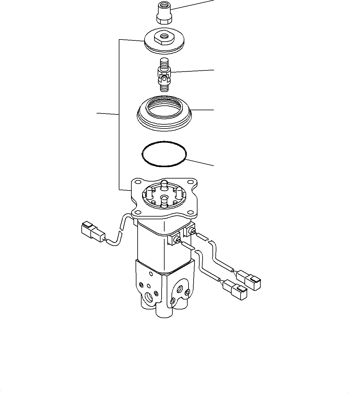 Loader Control Unit, Inner Parts, PPC Valve (With Multi-function Mono Lever)(#10001-) — komatsu parts diagram