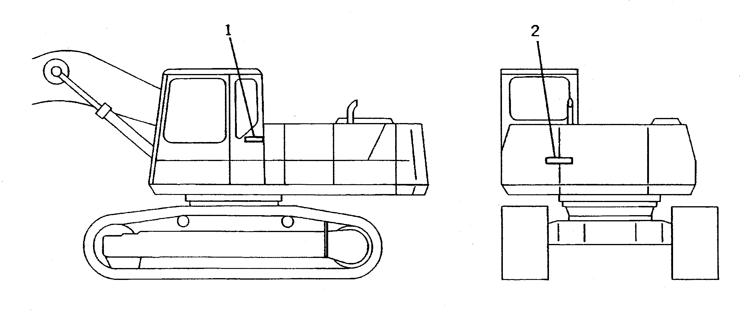 MARKS AND PLATES (CHASSIS SIDE) (MIGHTY)(#21401-) — komatsu parts diagram
