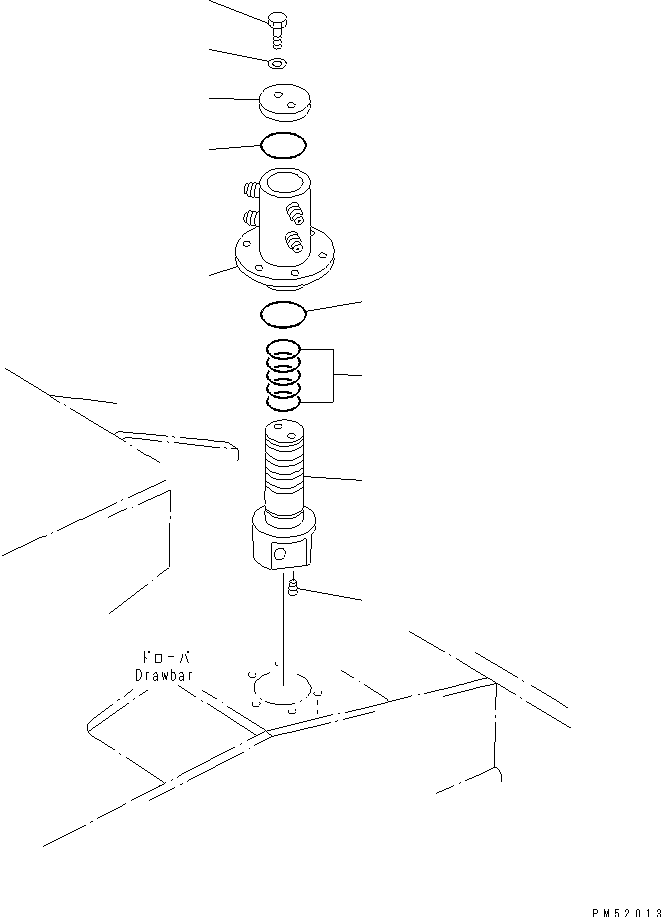 SWIVEL JOINT (WITH POWER TILT) — komatsu parts diagram