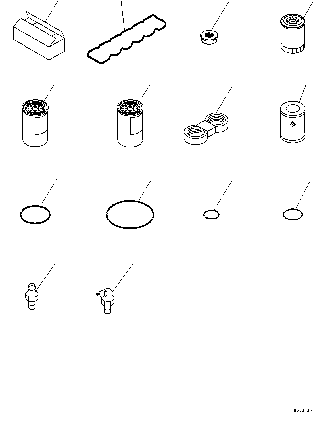Spare Parts, (35 Amp. Sealed Alternator)(#350001-) — komatsu parts diagram