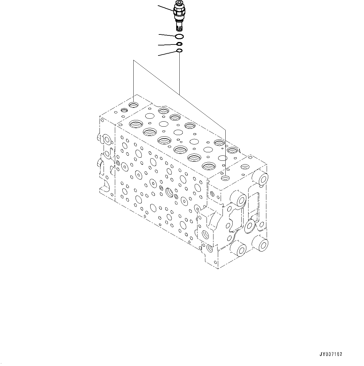 Control Valve, 6-Spool (9/18)(#700001-) — komatsu parts diagram