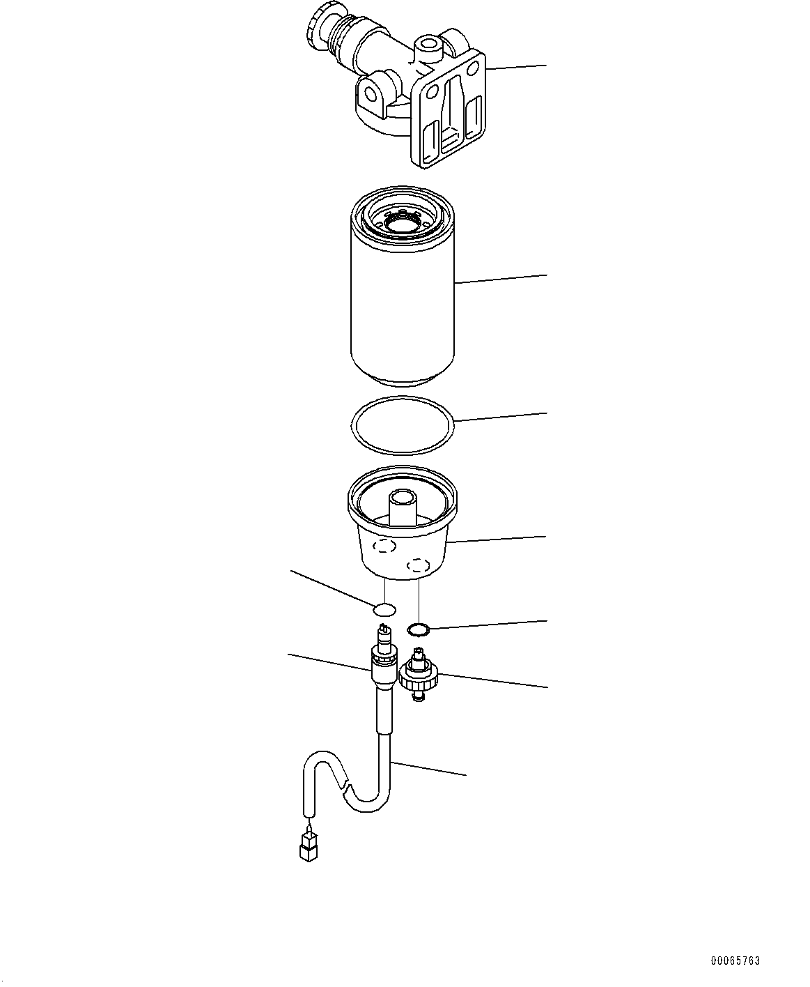 Fuel Supply Piping, Inner Parts, Fuel Prefilter(#700001-) — komatsu parts diagram