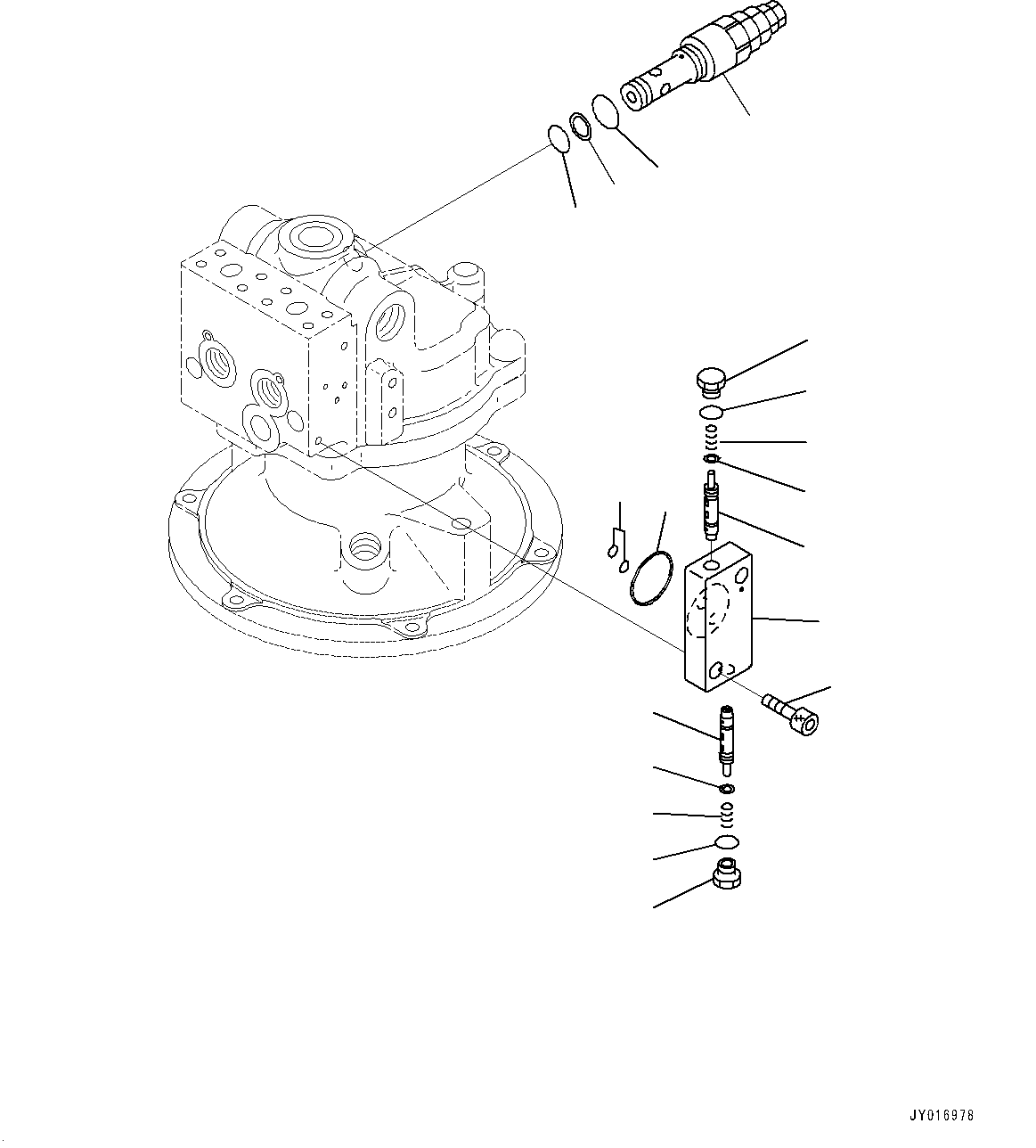 Swing Machinery and Motor, Inner Parts, Swing Motor (3/3)(#700001-) — komatsu parts diagram