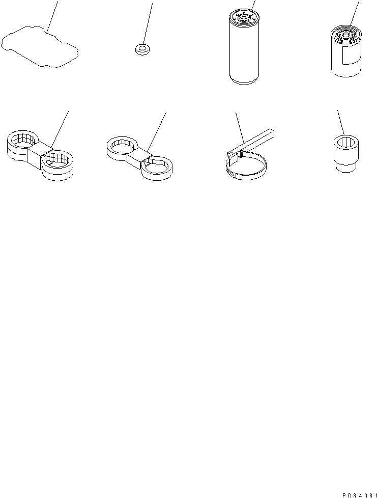 SPARE PARTS (EXTREME COLD TERRAIN SPEC.)(#61434-80454) — komatsu parts diagram