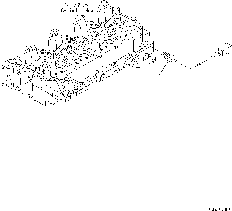 WATER TEMPERATURE SENSOR(#26304081-) — komatsu parts diagram