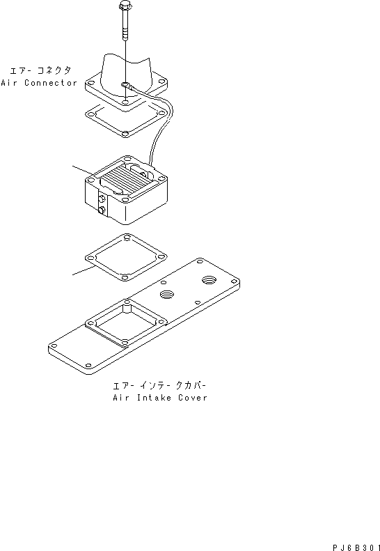 AIR INTAKE HEATER(#26277757-) — komatsu parts diagram