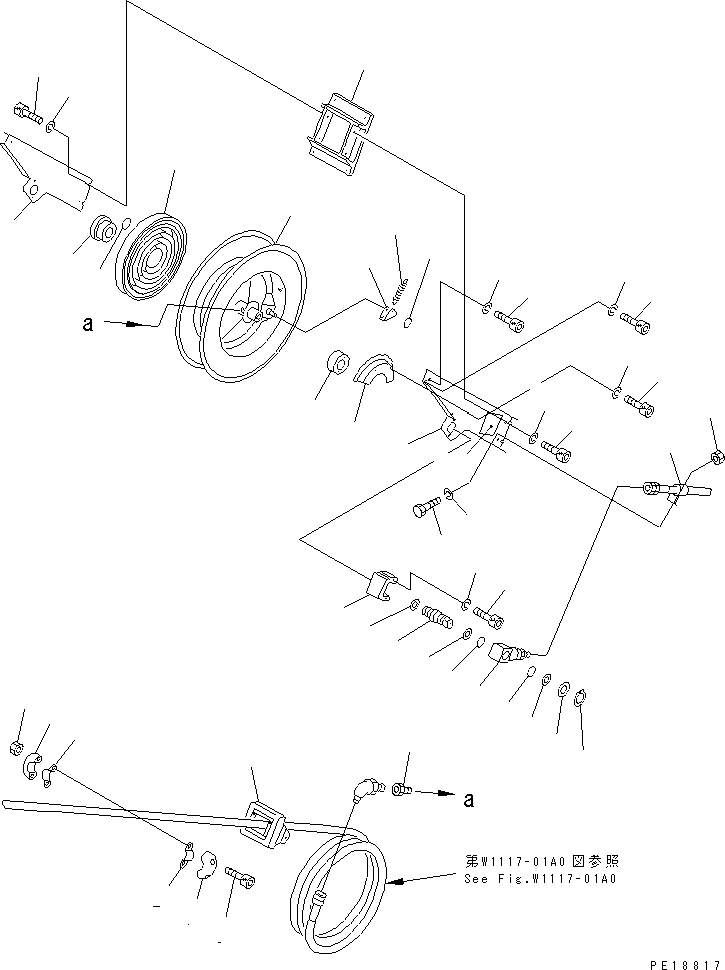 GREASE PUMP (HOSE REEL) — komatsu parts diagram