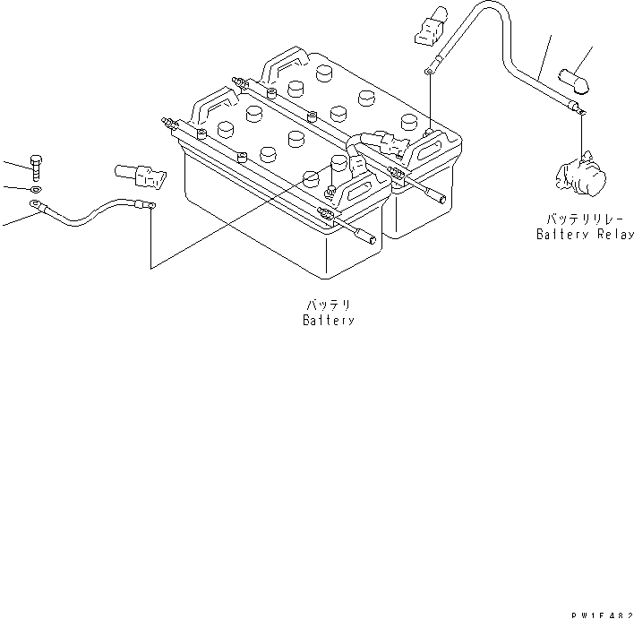 WIRING (WIRING, BATTERY CASE) — komatsu parts diagram