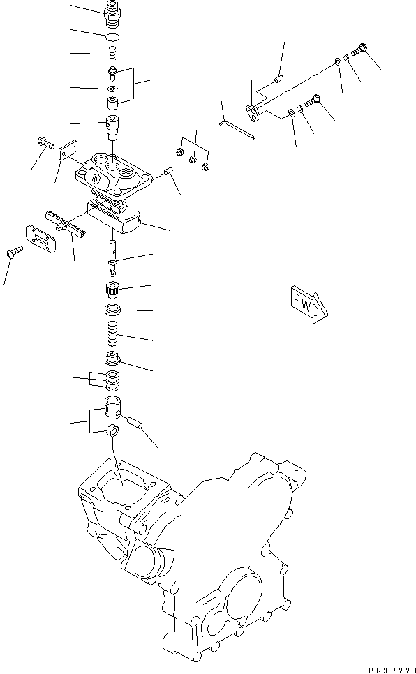 FUEL INJECTION PUMP — komatsu parts diagram