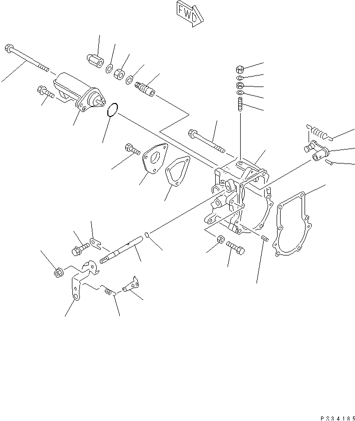 GOVERNOR CONTROL (1/2) — komatsu parts diagram