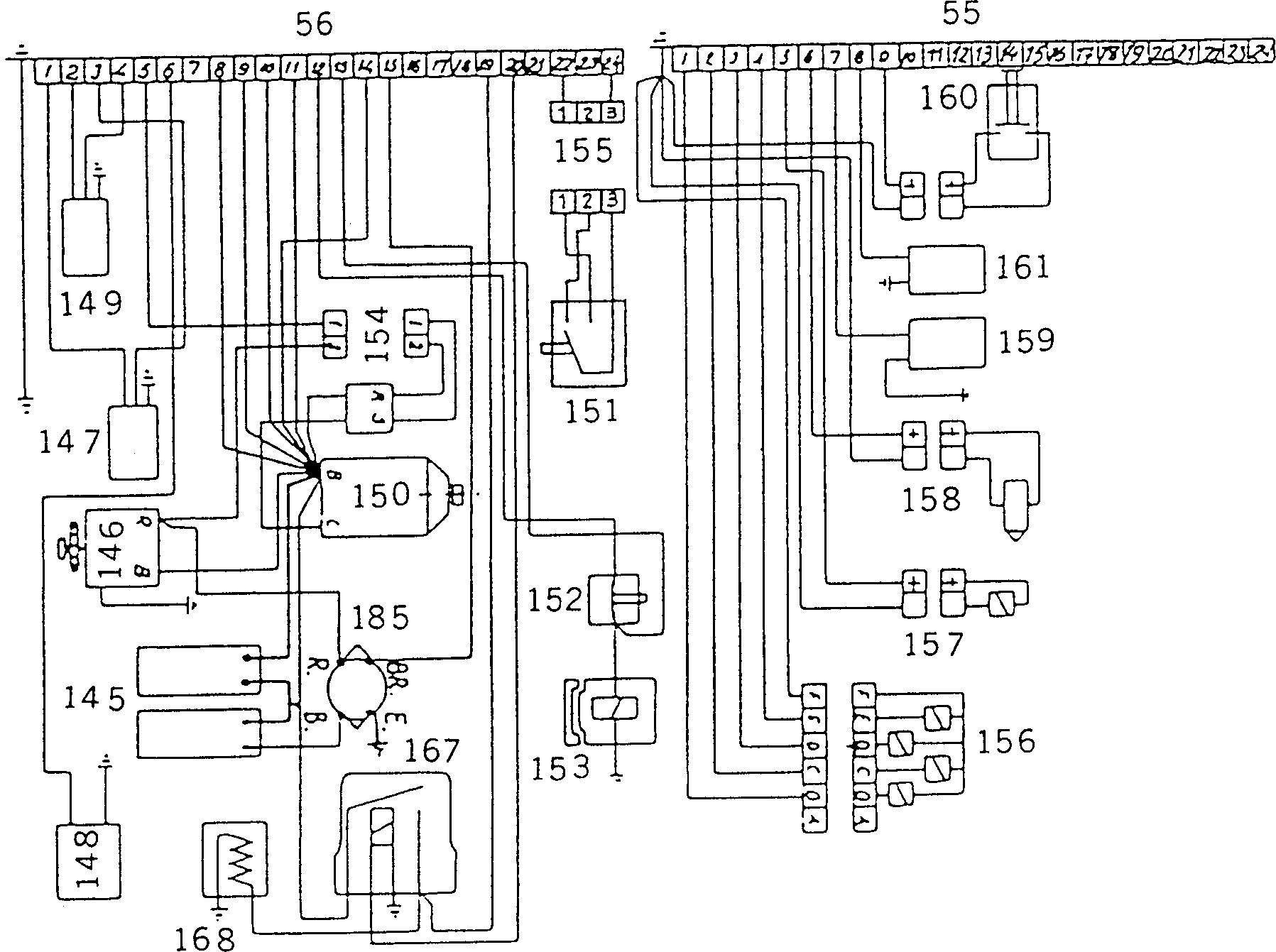 ELECTRICAL CIRCUIT, ENGINE AND TRANSMISSION(#65226-65830) — komatsu parts diagram