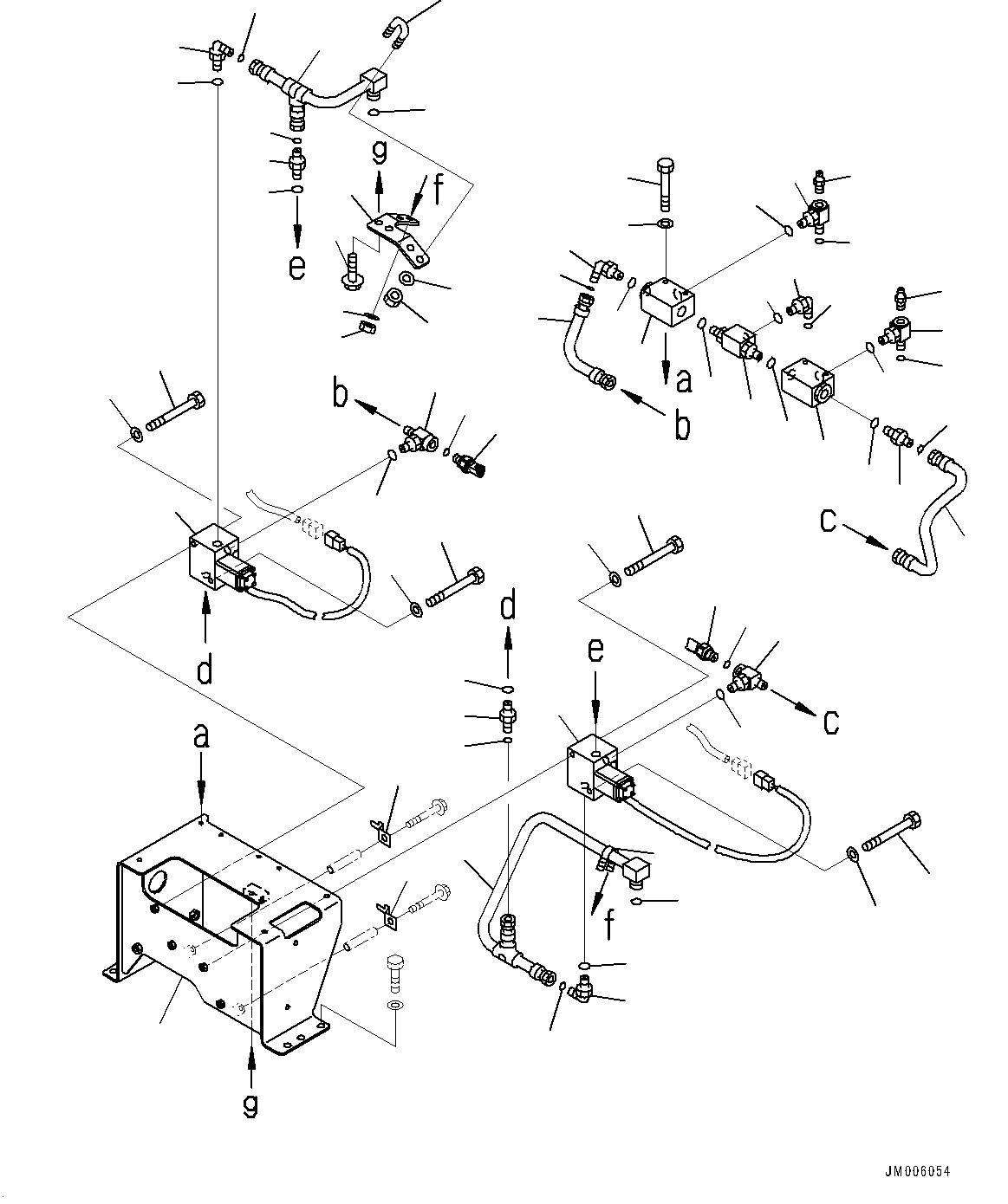 Anti-skid Brake System (ABS) and Auto Spin Regulator (ASR), Mounting (With Anti-skid Brake System (ABS))(#20024-) — komatsu parts diagram