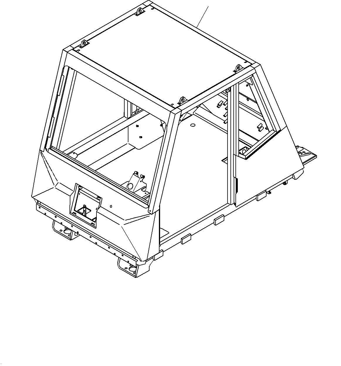 Cab, Cab Body(#20001-) — komatsu parts diagram