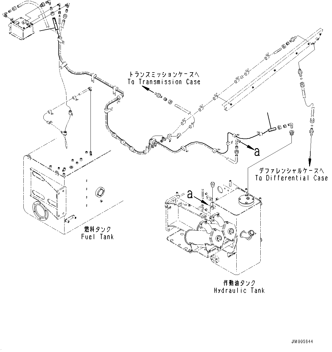 Hydraulic Tank, Related Parts (5/8)(#20001-) — komatsu parts diagram