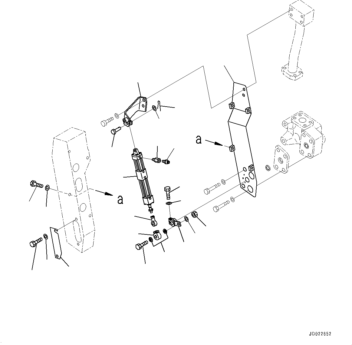 Front Axle, Valve (4/4) (With Suspension, Auto Hydroneumatic, Payload Meter)(#20001-) — komatsu parts diagram