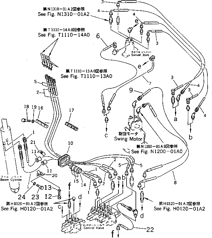 ACTUATOR LINE — komatsu parts diagram