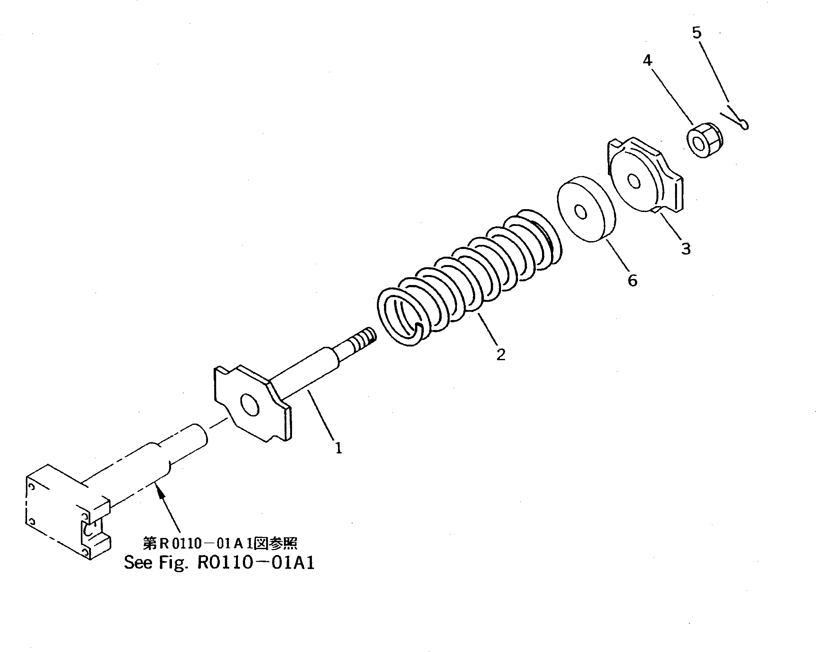 IDLER CUSHION (FOR RUBBER SHOE)(#7001-10800) — komatsu parts diagram