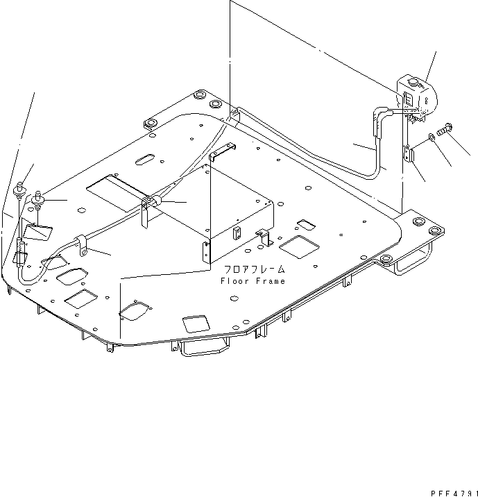 WASHER TANK — komatsu parts diagram