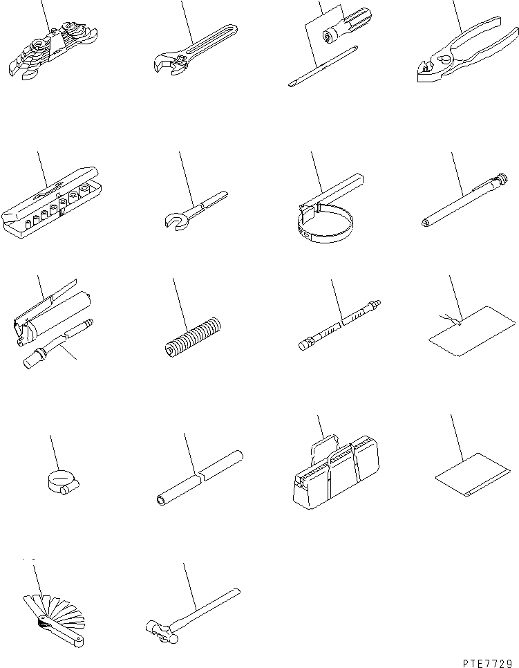 TOOL — komatsu parts diagram