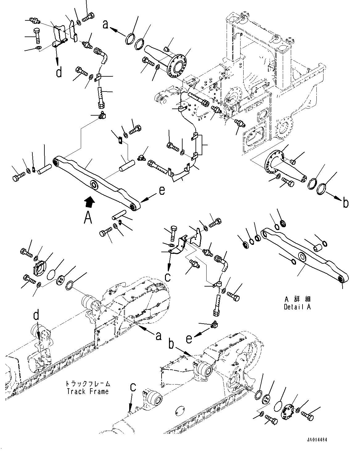 Suspension, (#40001-) — komatsu parts diagram