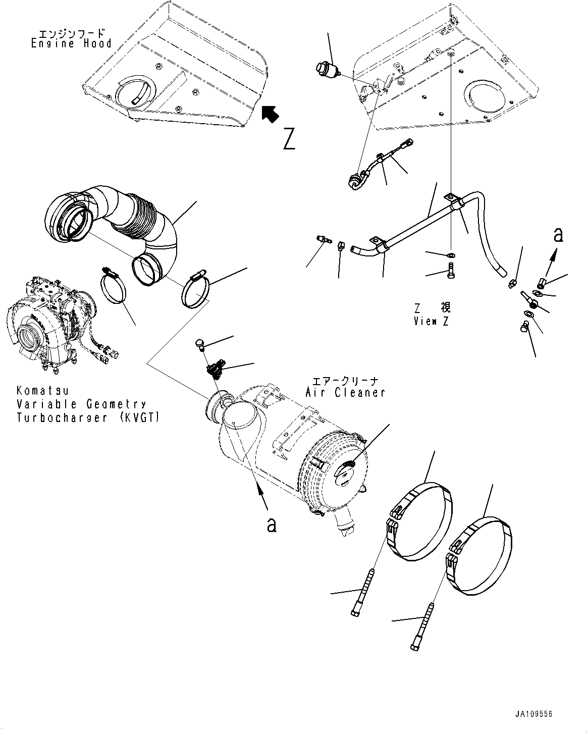 Air Cleaner, Related Parts(#-02147483647-) — komatsu parts diagram