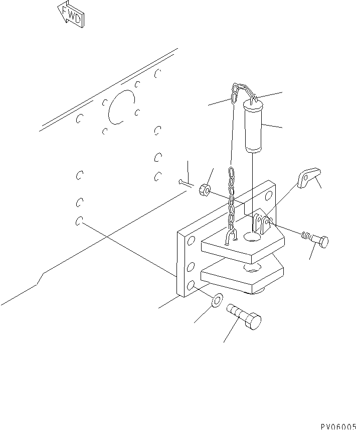 HITCH — komatsu parts diagram