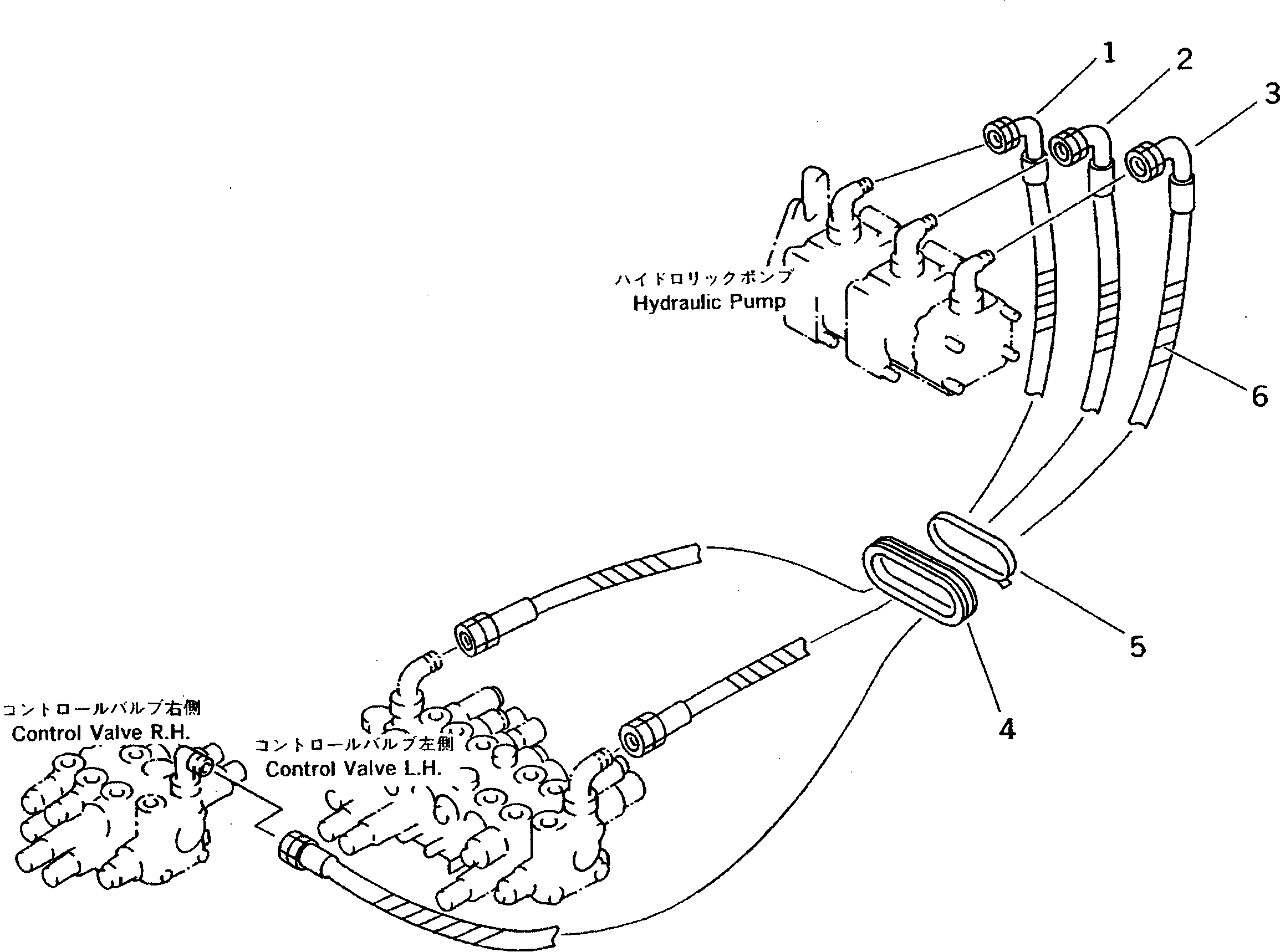 DELIVERY LINE — komatsu parts diagram