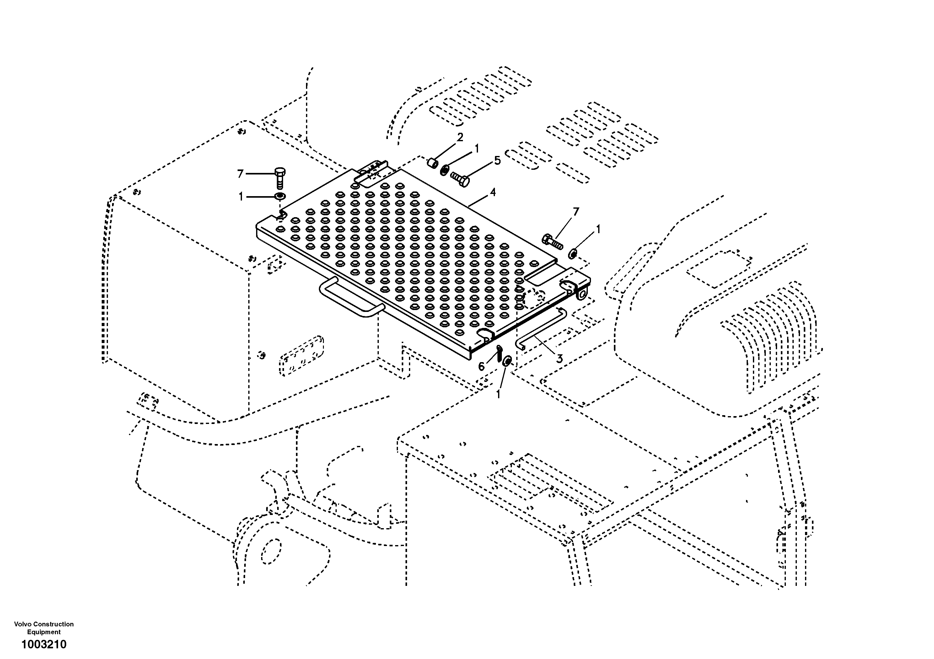 Cover, control valve — volvo parts diagram